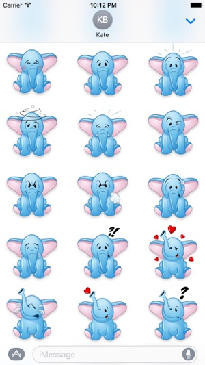 Elephant Animal Stickers(圖5)-速報App