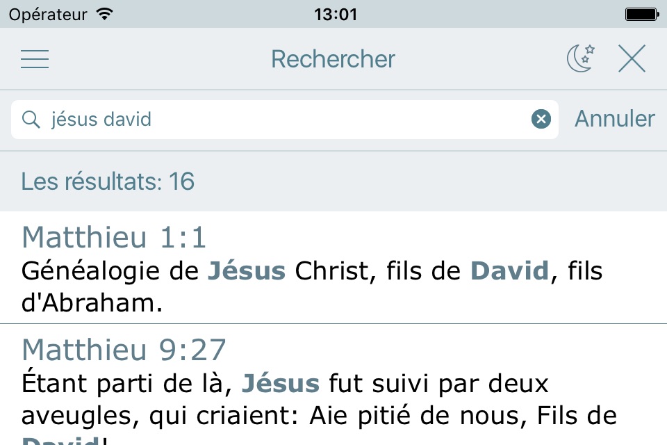 La Bible Offline Gratuite en Audio - Louis Segond screenshot 4