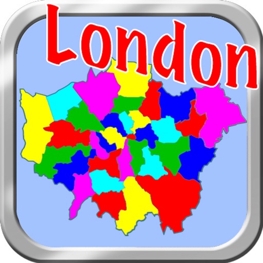 Greater London Puzzle Map