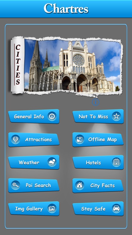 Chartres Offline Map Travel Guide