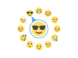 Mood Clock Stickers are 12 most used mood emojis placed on a clock dial