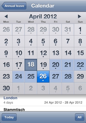 Annual Leave Pro screenshot 4