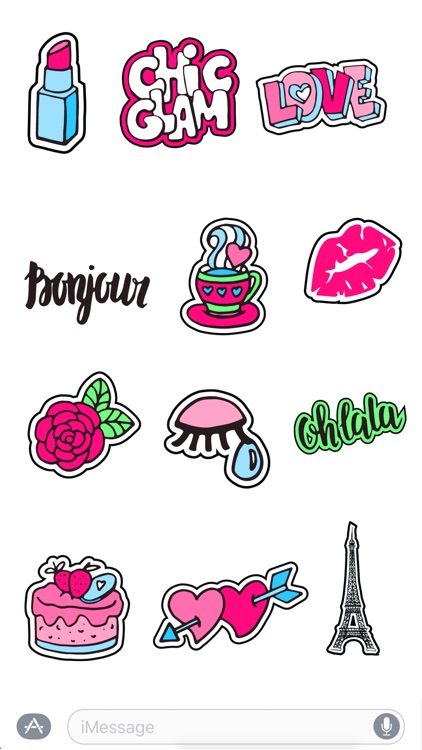 Paris Love - Sticker Pack