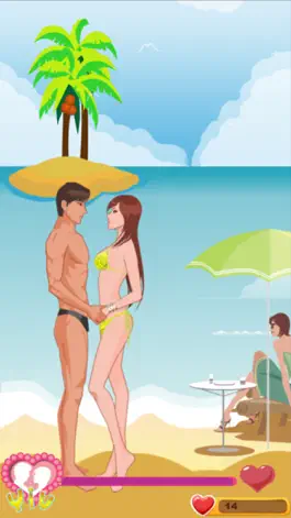 Game screenshot Couple Beach Kiss Love Game mod apk