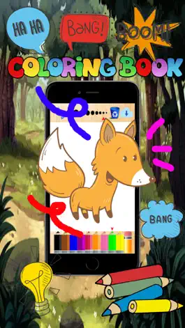 Game screenshot Zoo animal coloring books games doodle painting apk