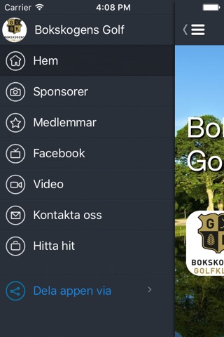Bokskogens Golfklubb screenshot 2