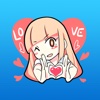 Lina is in love Sticker Pack for iMessage