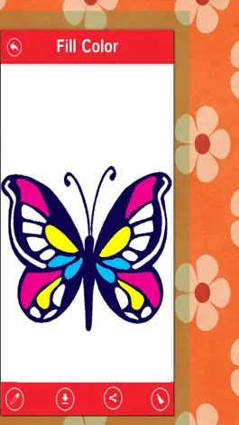 Game screenshot Butterfly Color Book-Beautiful Butterfly Canvas hack
