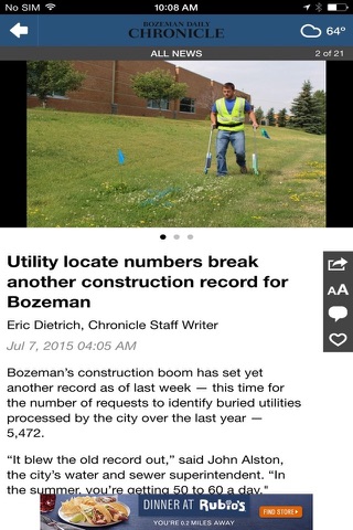 Bozeman Daily Chronicle screenshot 3