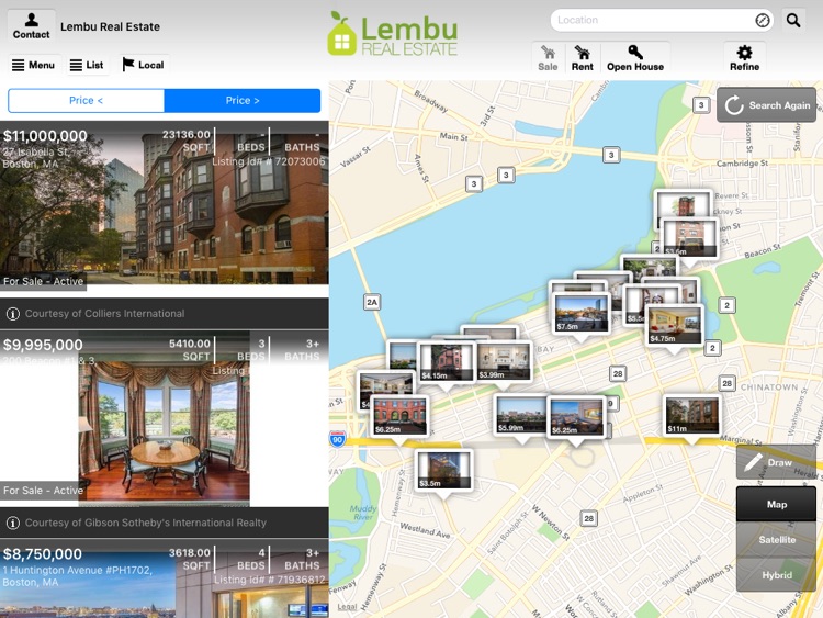 Lembu Real Estate Home Search for iPad