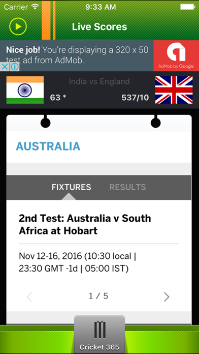 How to cancel & delete Cricket365 - Australia from iphone & ipad 2
