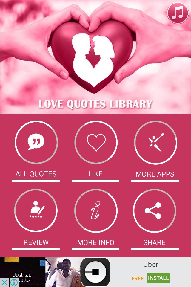 Love Quotes Library screenshot 2