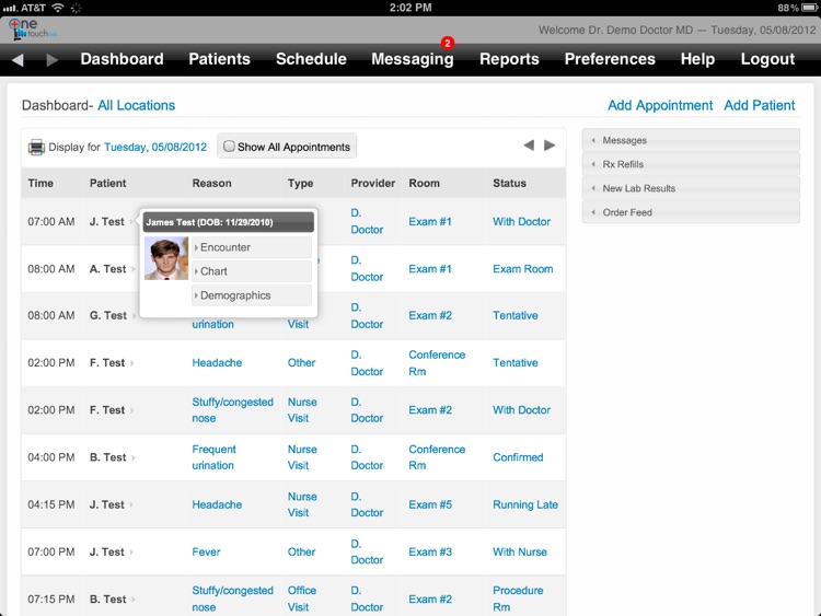 OneTouch EMR screenshot-3
