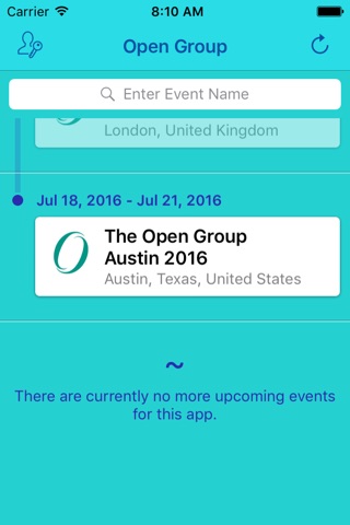 The Open Group Events screenshot 2