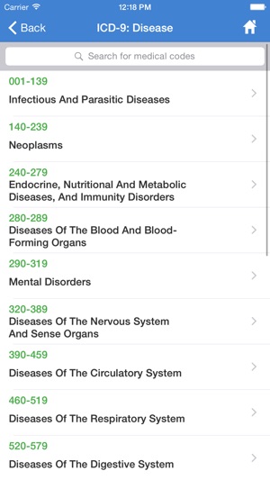 ICD-10 HCPCS ICD-9(圖5)-速報App