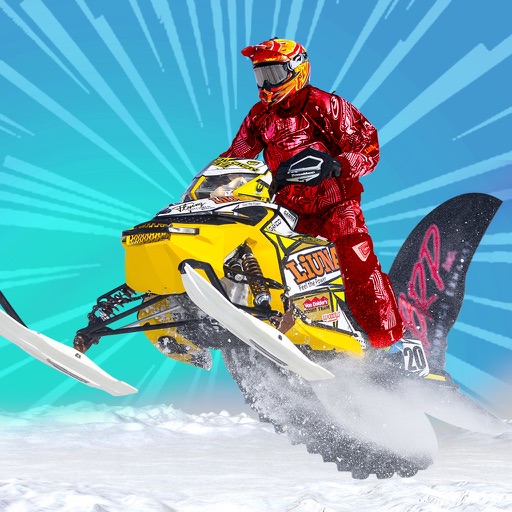 SnowMobile Stunt Trail - Snow Mobile Stunt Games icon