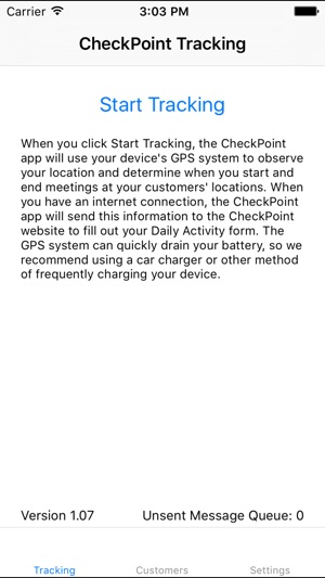 CheckPoint Tracker Companion