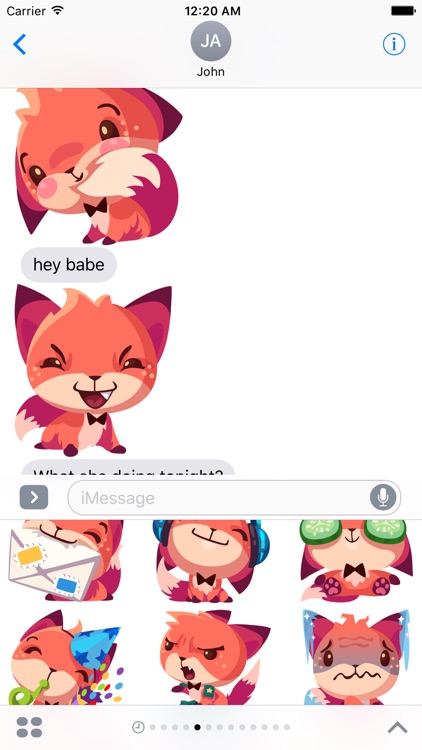 Sheila the Fox Sticker Pack