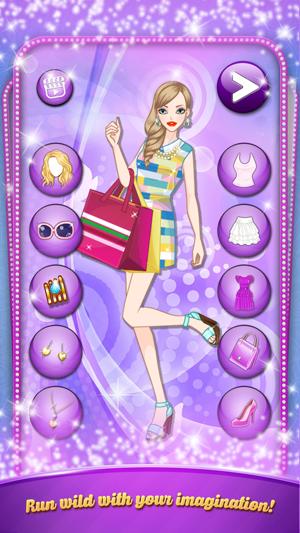 Shopping Girl Dress Up - Cute fashion game(圖2)-速報App