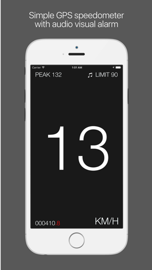 ‎Speedo - speedometer with speed limiter and HUD mode Screenshot