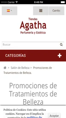 Captura 3 Tiendas Agatha - Perfumería y Estética iphone