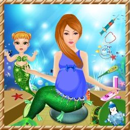 Mommy Mermaid Newborn Baby Care Doctor