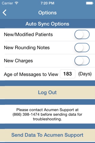 Acumen Mobile Charge Capture screenshot 3