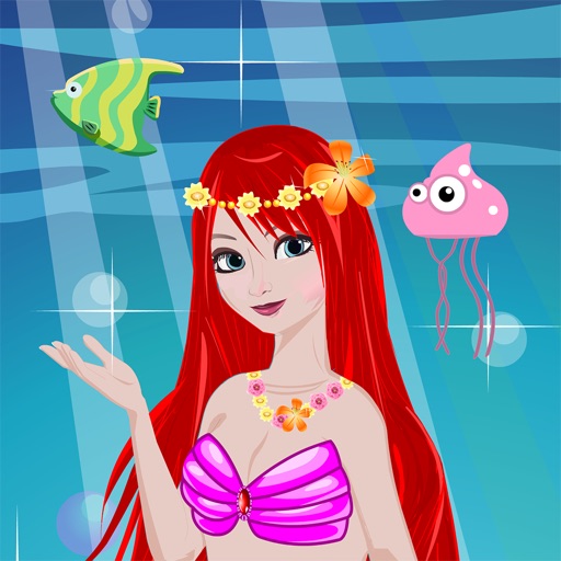 Snow King Mermaid Dress Up - Mermaid Girls Games - Dress up the snow king iOS App
