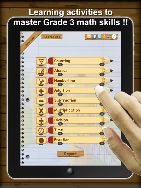 Math Wizard Grade 3 for iPad