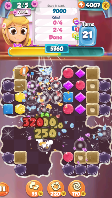 How to cancel & delete Jewels and Gems Match 3 Game: Crazy Diamond Rush and Color Puzzle Adventure from iphone & ipad 3