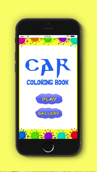 How to cancel & delete Cars Colouringbook -Kids Educational Coloring Game from iphone & ipad 1