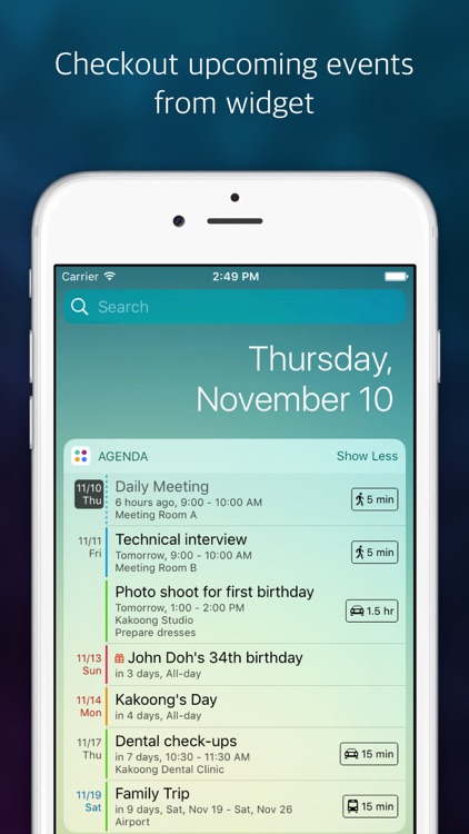 Agenda: Widget+ screenshot-0