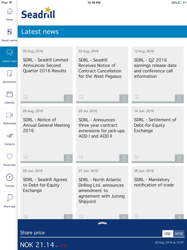 Seadrill Limited Investors(圖2)-速報App