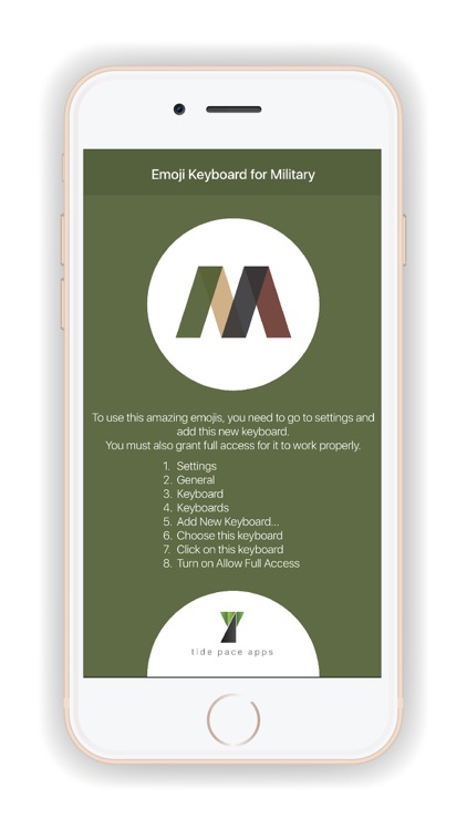 Emoji Keyboard for Military screenshot-3