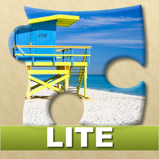 Bright Puzzles: Beaches Lite iOS App