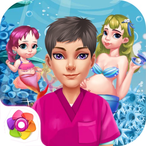 Mermaid Lady's Baby Manager Icon