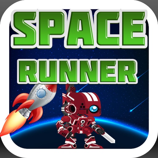 Rocket Space Runner Icon