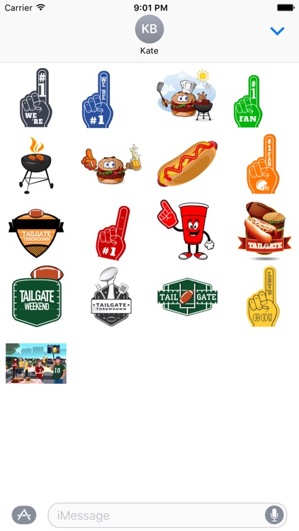 Tailgating Stickers