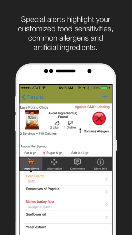 Healthy Diet & Gluten Free, Allergy, GMO Scanner