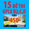 Thi sát hạch GPLX-15 đề - 450 câu