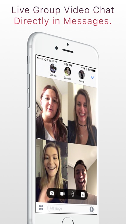Face to Face - Live Group Video Chat in Messages
