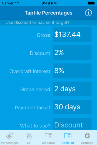 Taptile Percentages screenshot 4