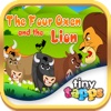 The Four Oxen And The Lion By Tinytapps