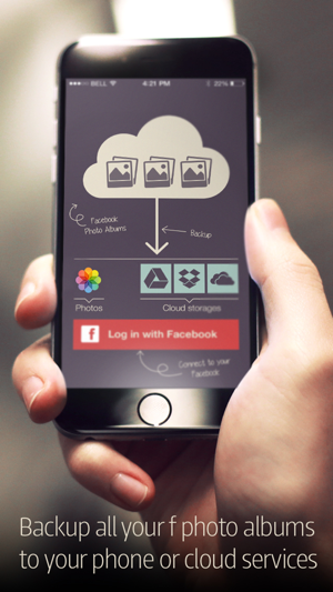 ‎PikUp Pro - Backup Social Photo Screenshot