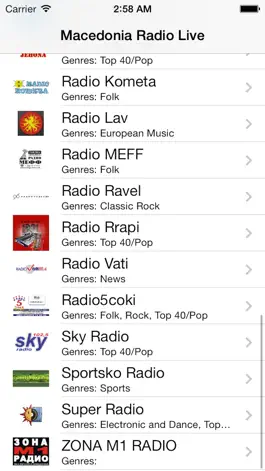 Game screenshot Macedonia Radio Live Player (Macedonian / Македонија / македонски јазик радио) hack