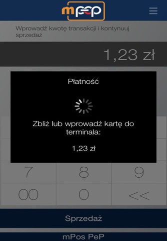mPeP: czytnik kart płatniczych screenshot 2