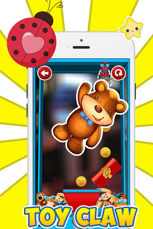 Animal Toy Prize Claw Machine - Puzzle Free Fun Game  for kids screenshot 3