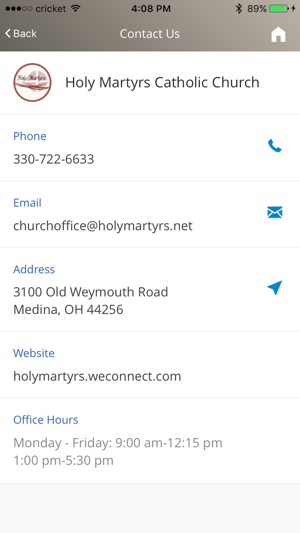 Holy Martyrs Catholic Church Medina OH(圖2)-速報App