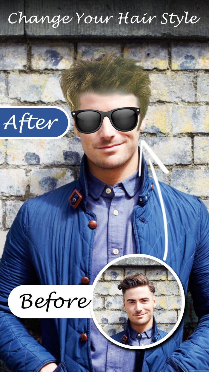 Men Hairstyles changer-sunglass changer