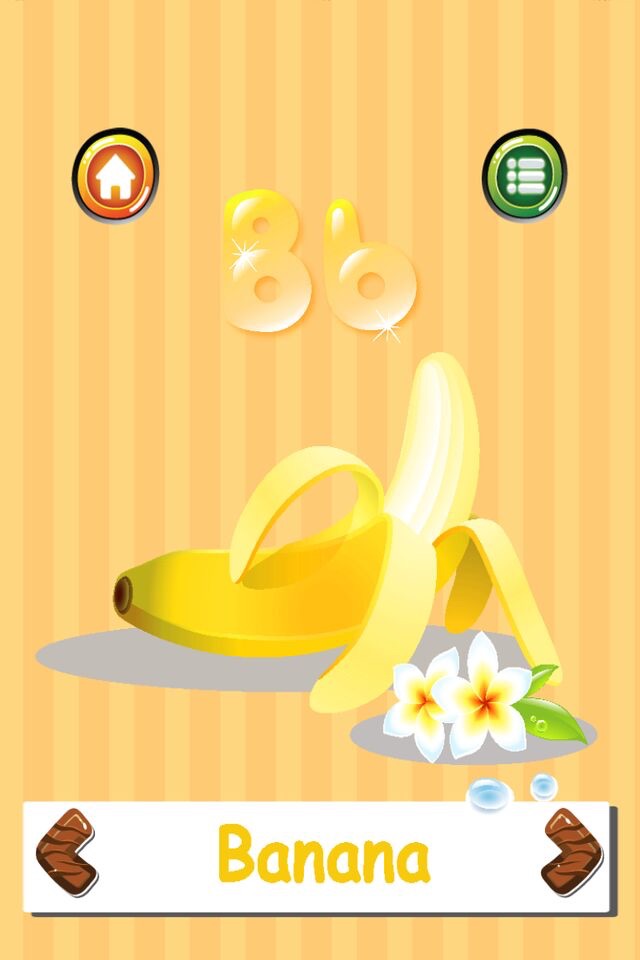 ABC Fruits & Vegetables Flashcards! screenshot 4